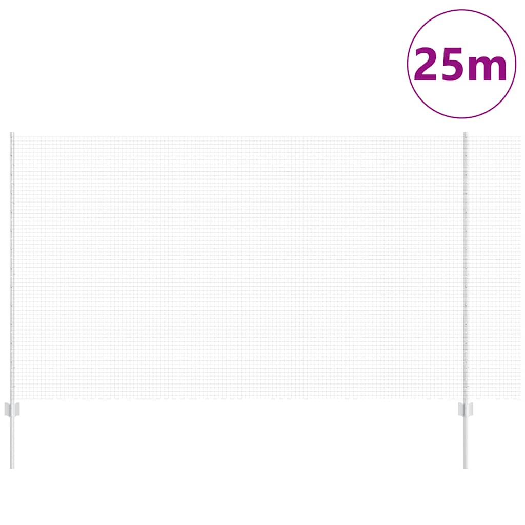 Welded Wire Fence with Post 25 x 1.4 m (W x H)
