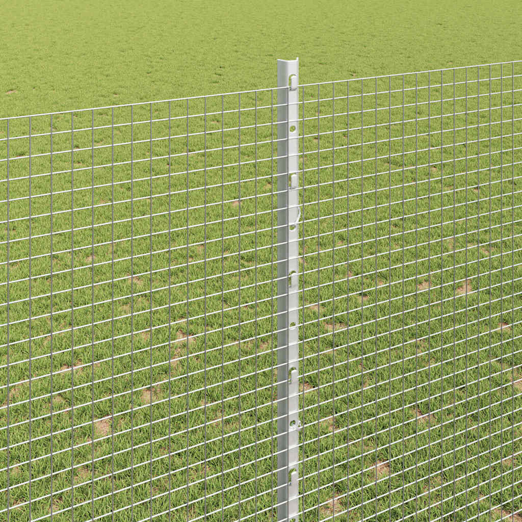 Fence with Post Silver