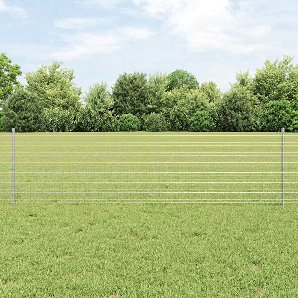 Fence with Post Silver