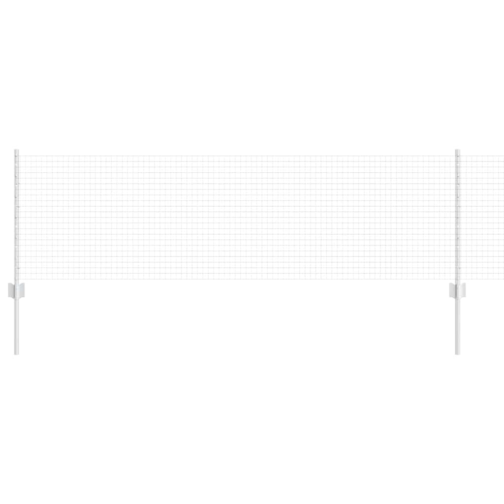 Fence with Post Silver