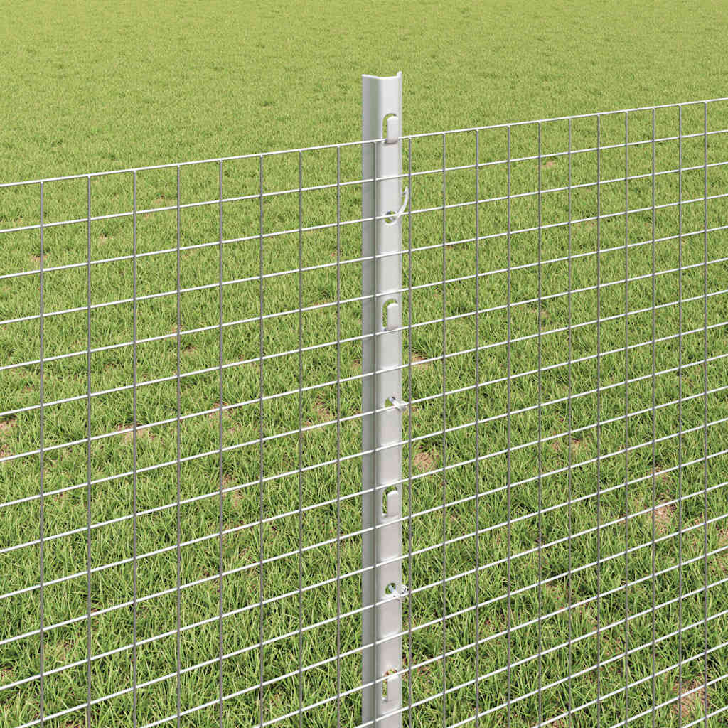Fence with Post Silver