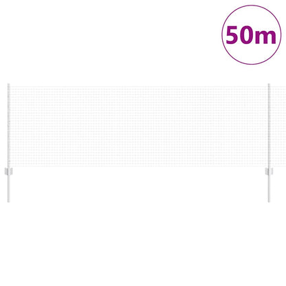Welded Wire Fence with Post 50 x 0.8 m (W x H)