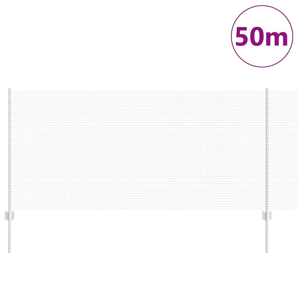 Welded Wire Fence with Post 50 x 1 m (W x H)