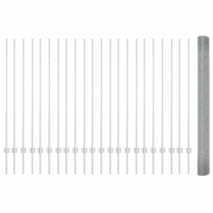 Welded Wire Fence with Post 50 x 1.4 m (W x H)