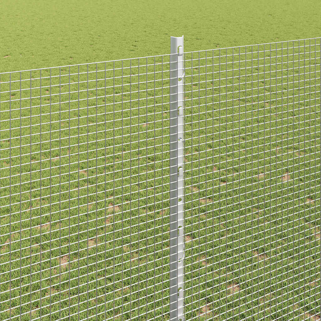 Fence with Post Silver