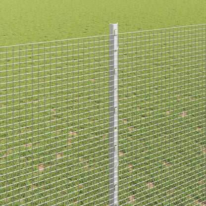 Fence with Post Silver