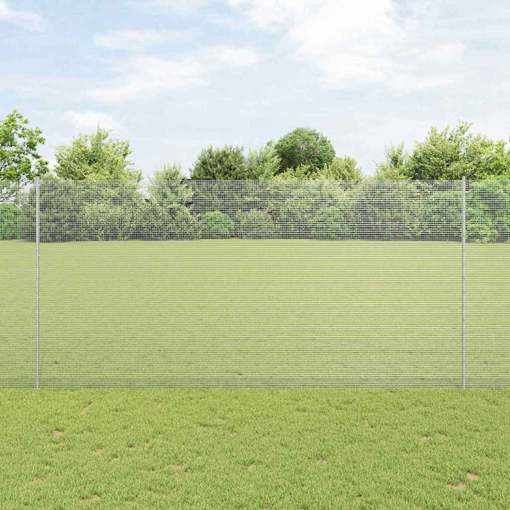 Fence with Post Silver