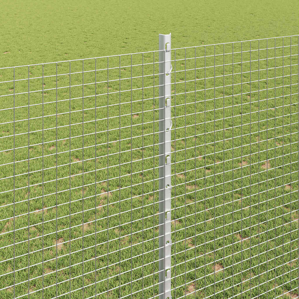 Fence with Post Silver