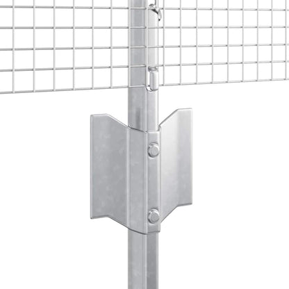 Fence with Post Silver