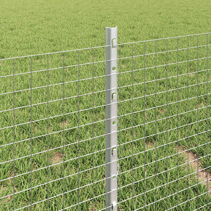 Fence with Post Silver