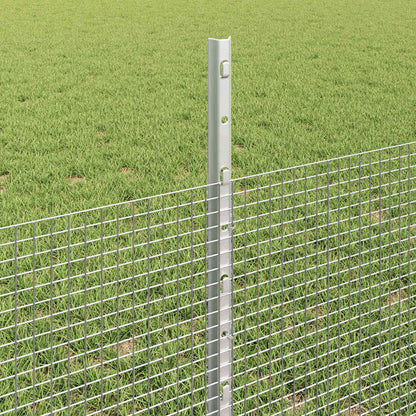 Fence with Post Silver