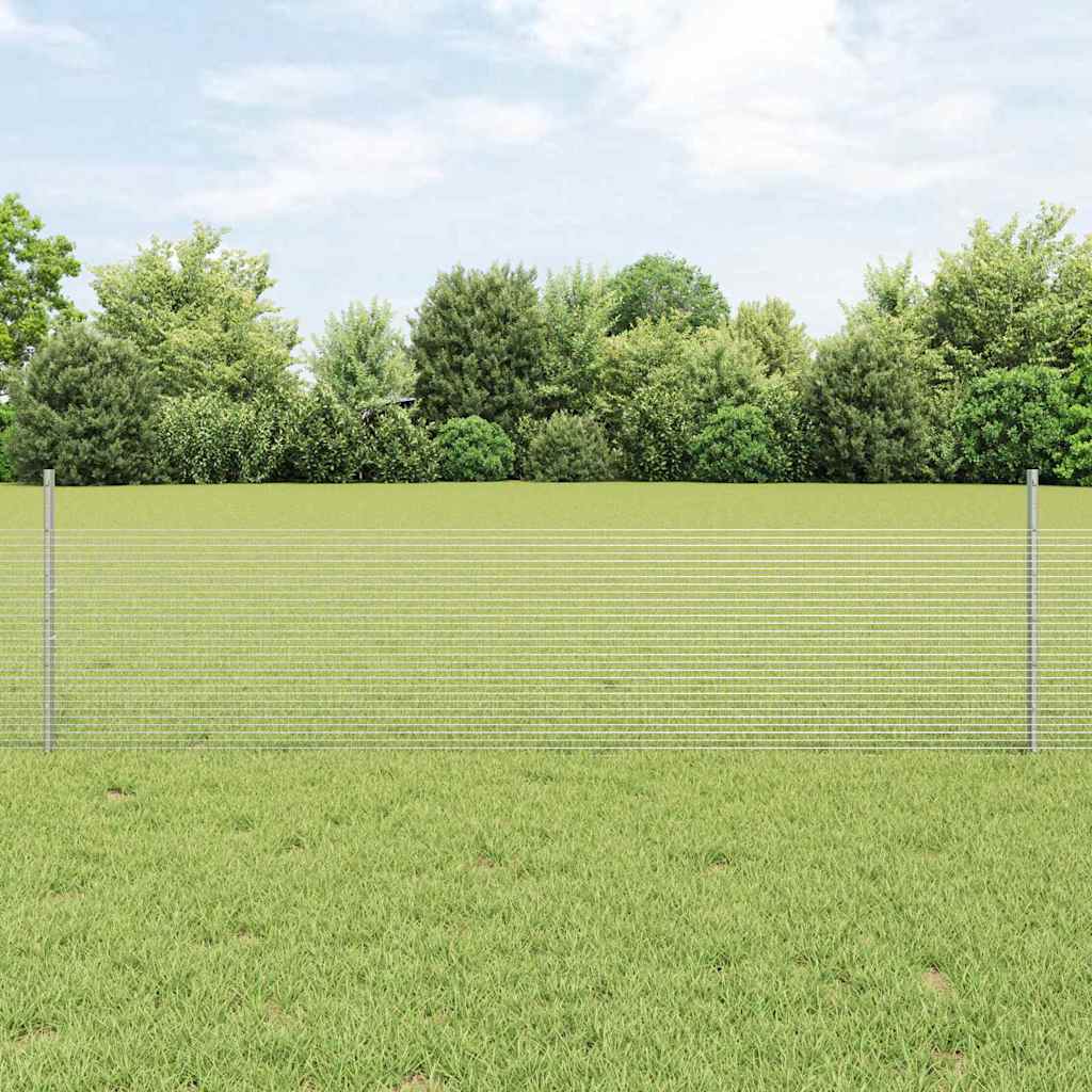 Fence with Post Silver