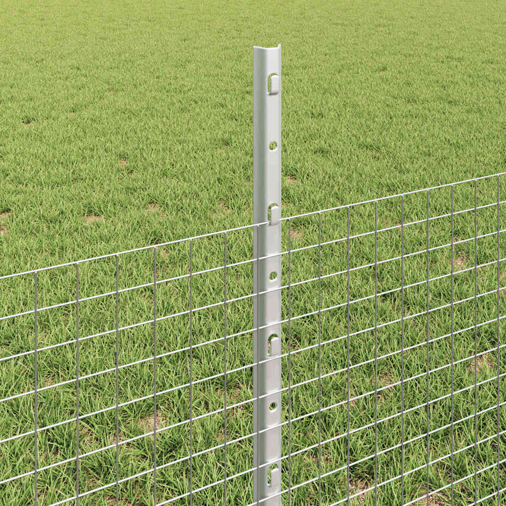 Fence with Post Silver