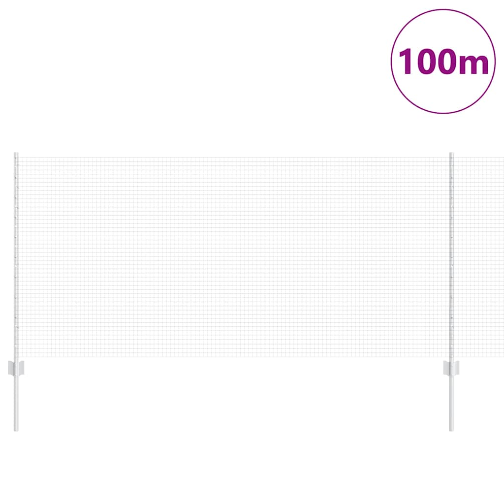 Fence with Post Silver