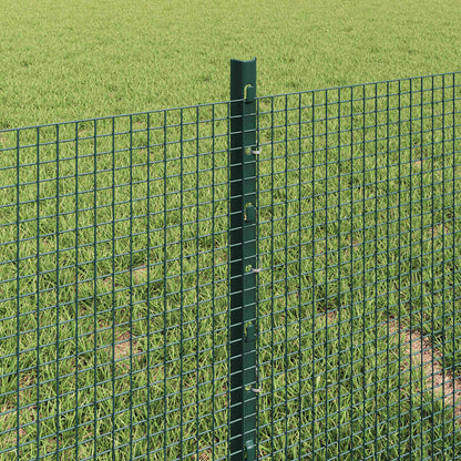 Welded Wire Fence with Post 10 x 0.4 m (W x H) PVC-Coated Steel