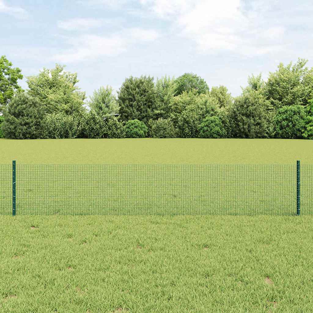 Fence with Post Green