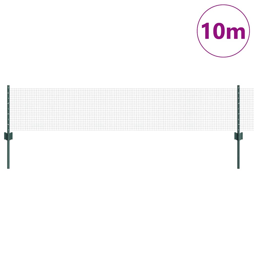 Fence with Post Green