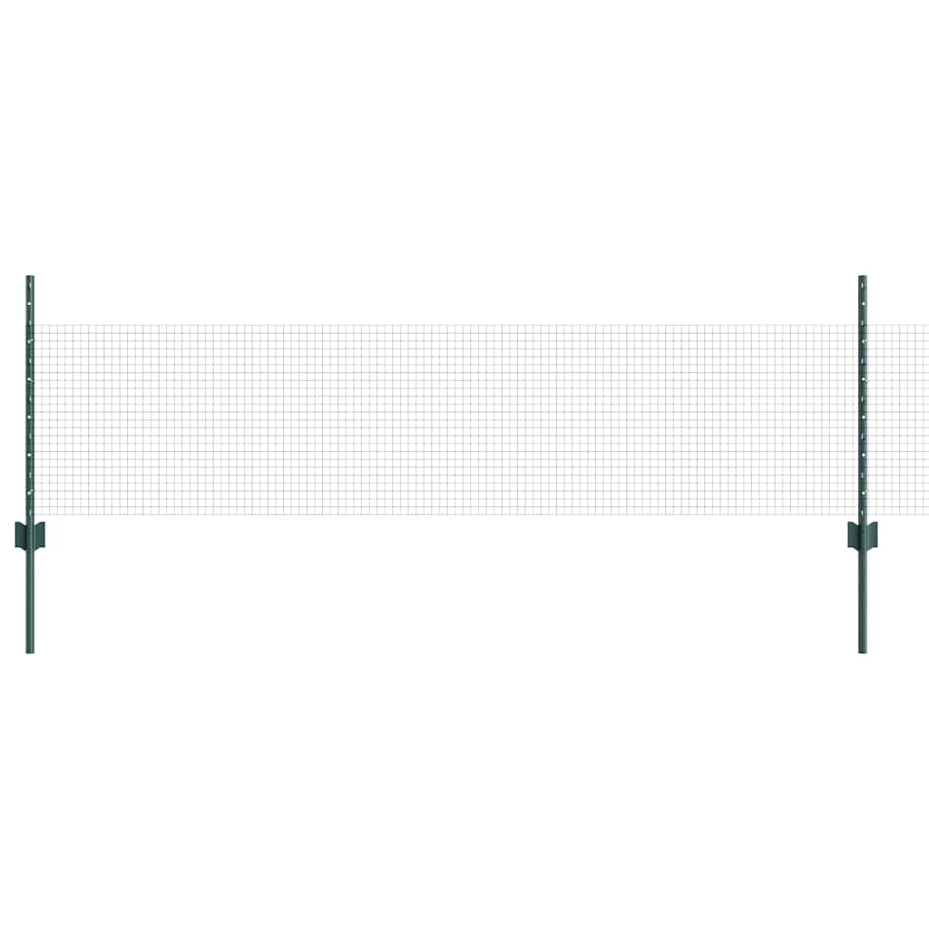 Fence with Post Green