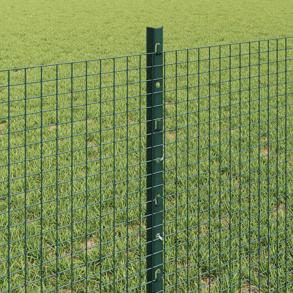 Fence with Post Green