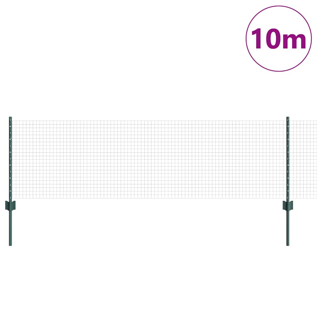 Fence with Post Green