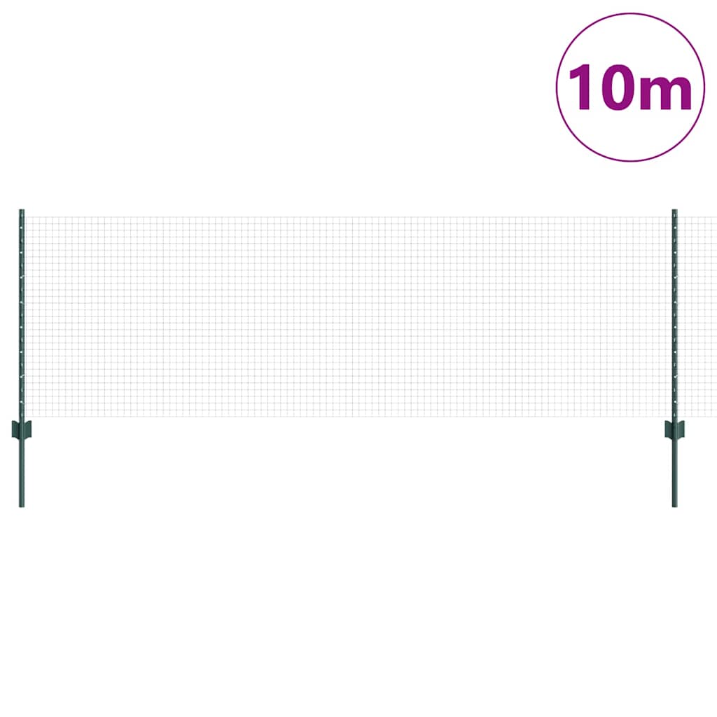 Fence with Post Green
