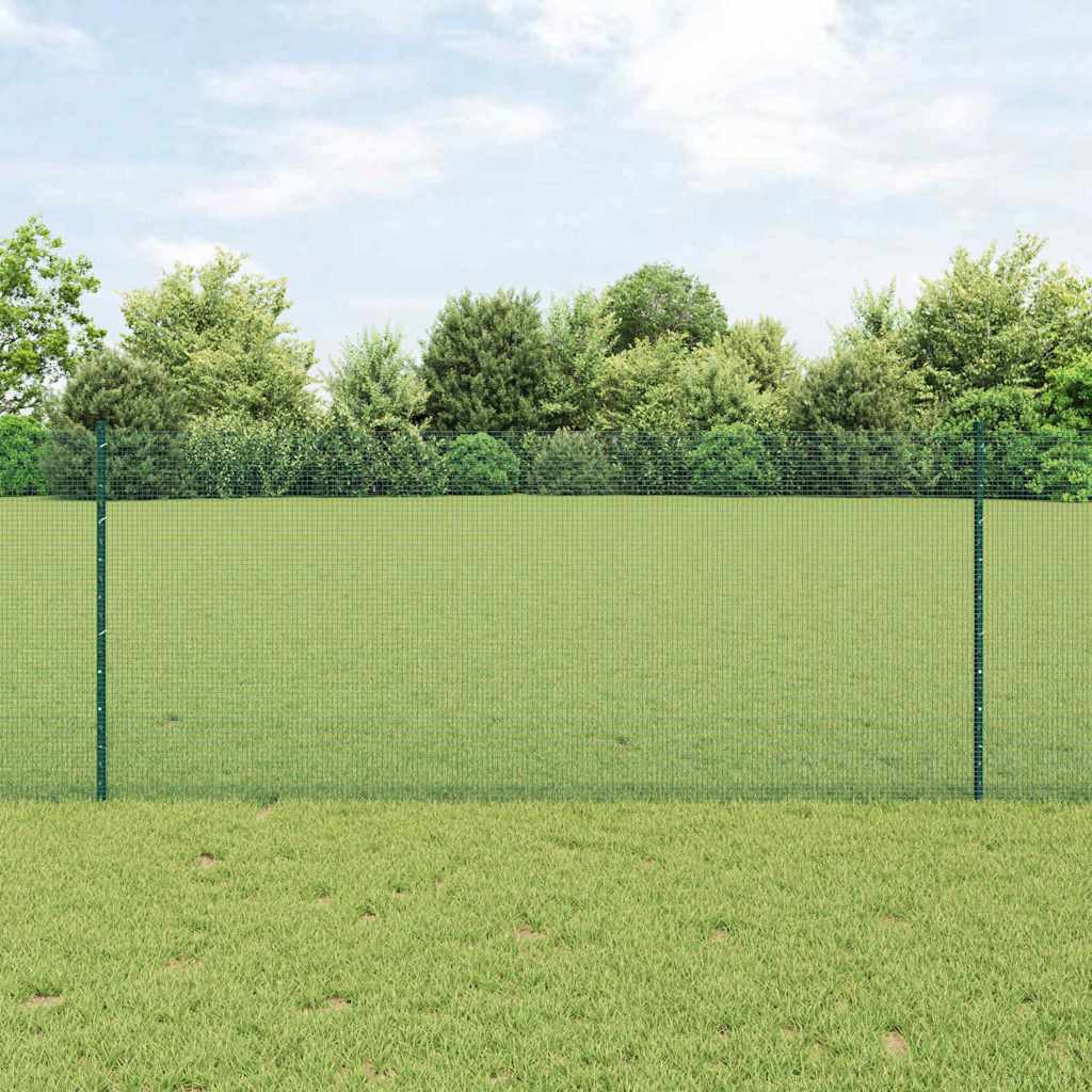 Fence with Post Green