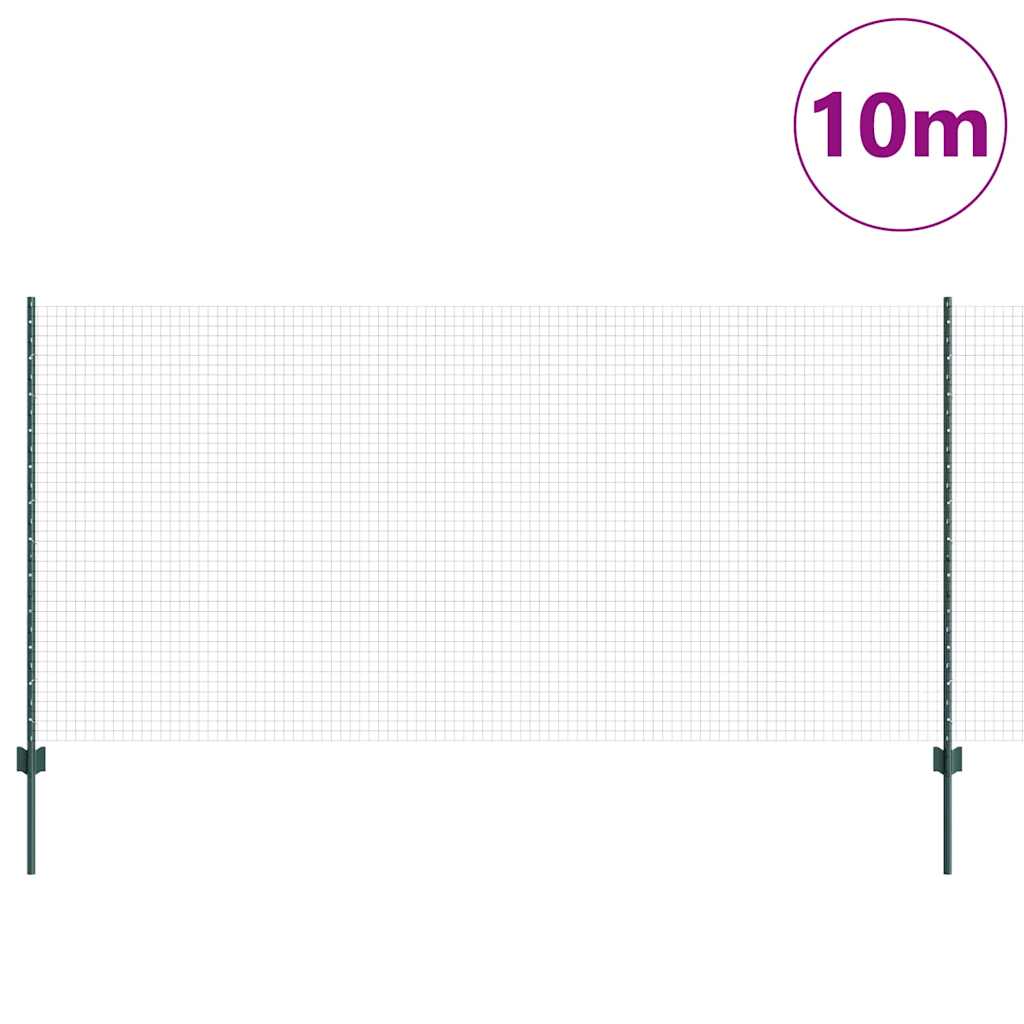 Fence with Post Green