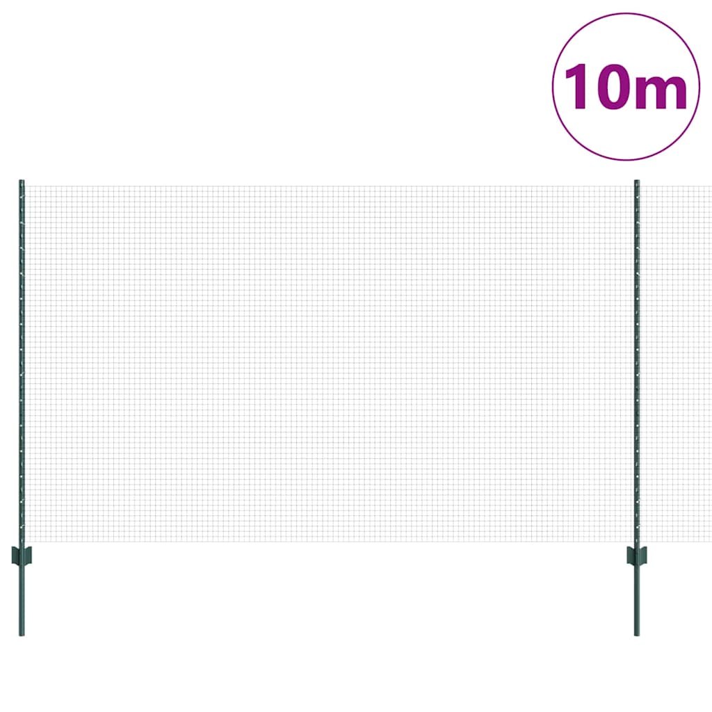 Fence with Post Green