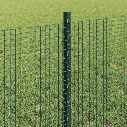 Welded Wire Fence with Post 25 x 0.6 m (W x H) PVC-Coated Steel