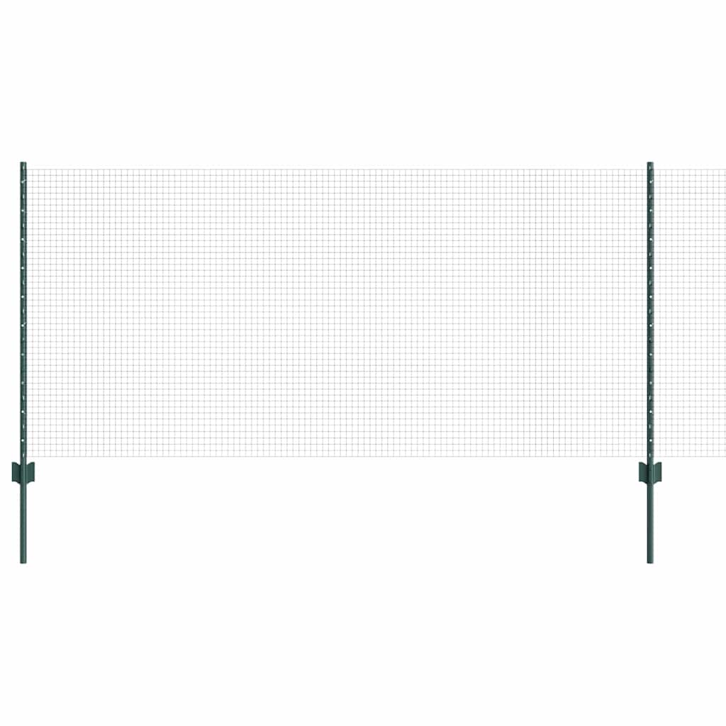Fence with Post Green