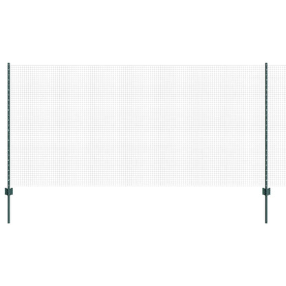 Welded Wire Fence with Post 25 x 1.2 m (W x H) PVC-Coated Steel