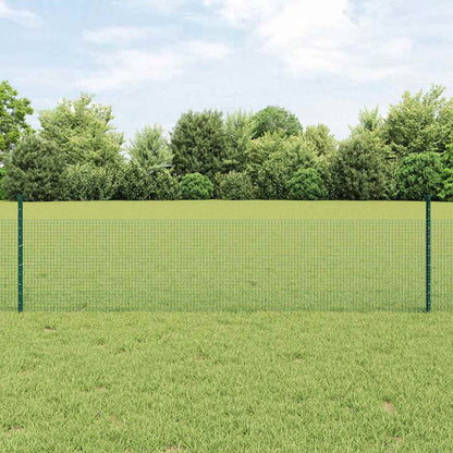 Welded Wire Fence with Post 50 x 0.5 m (W x H) PVC-Coated Steel