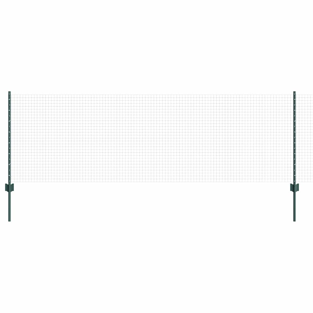 Fence with Post Green
