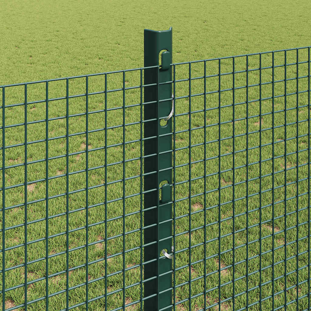 Fence with Post Green