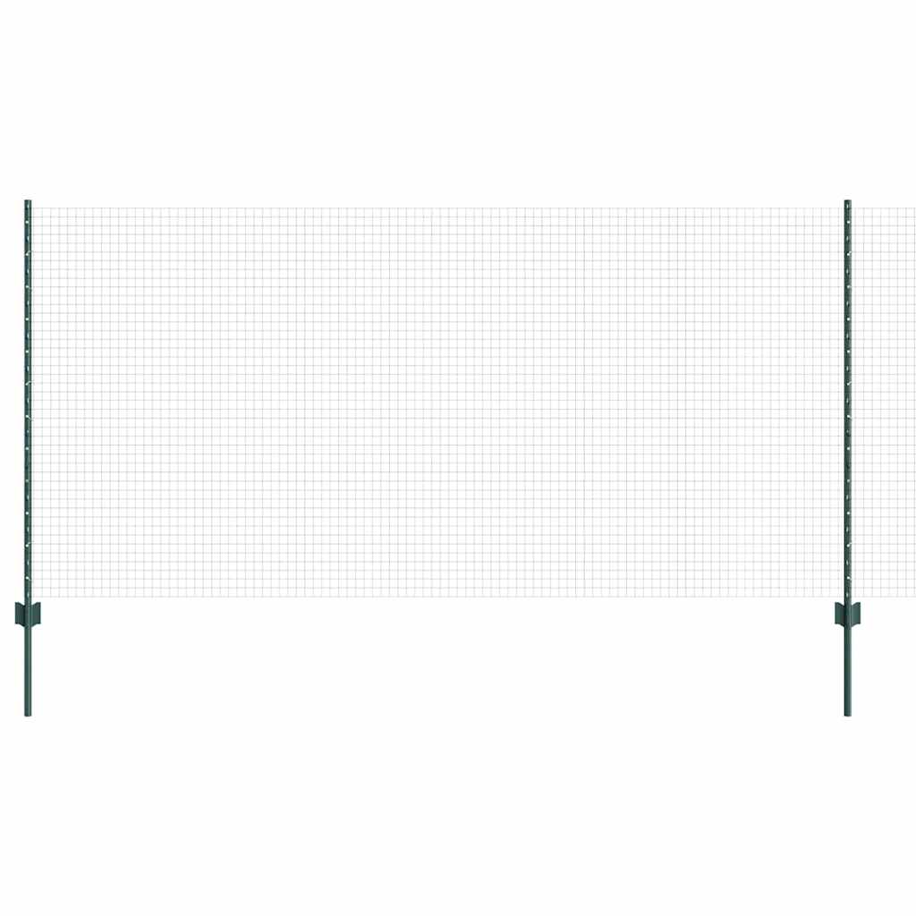 Fence with Post Green