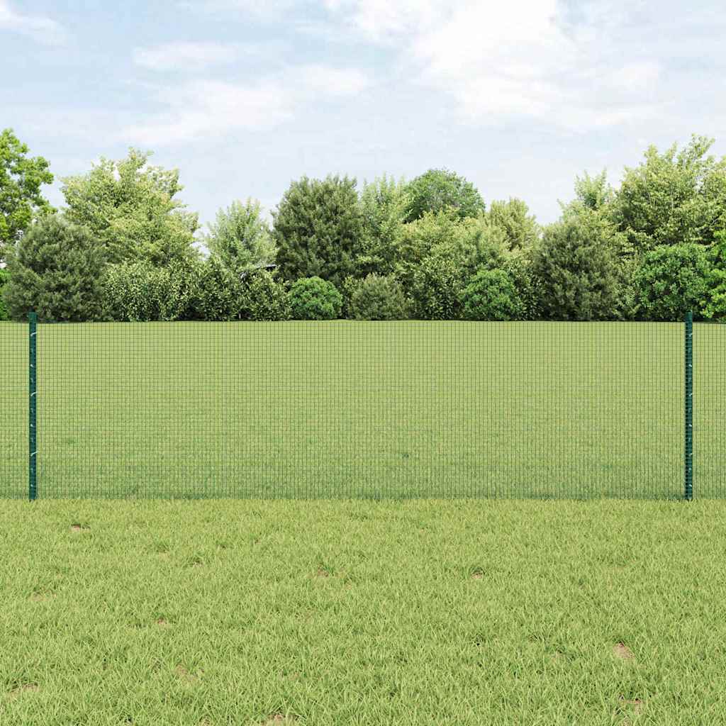 Fence with Post Green