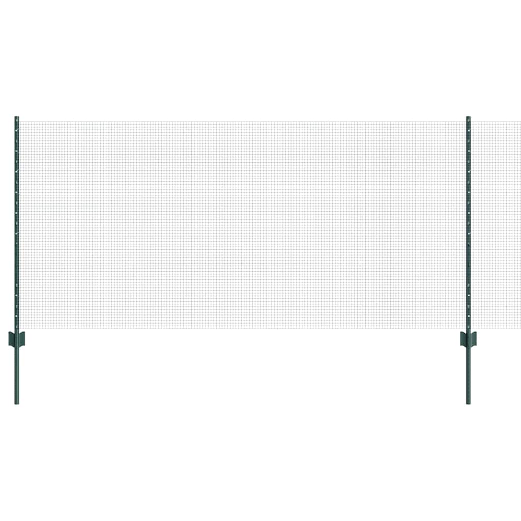 Fence with Post Green