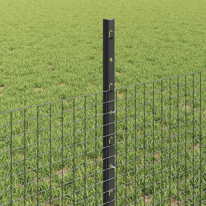 Fence with Post Grey