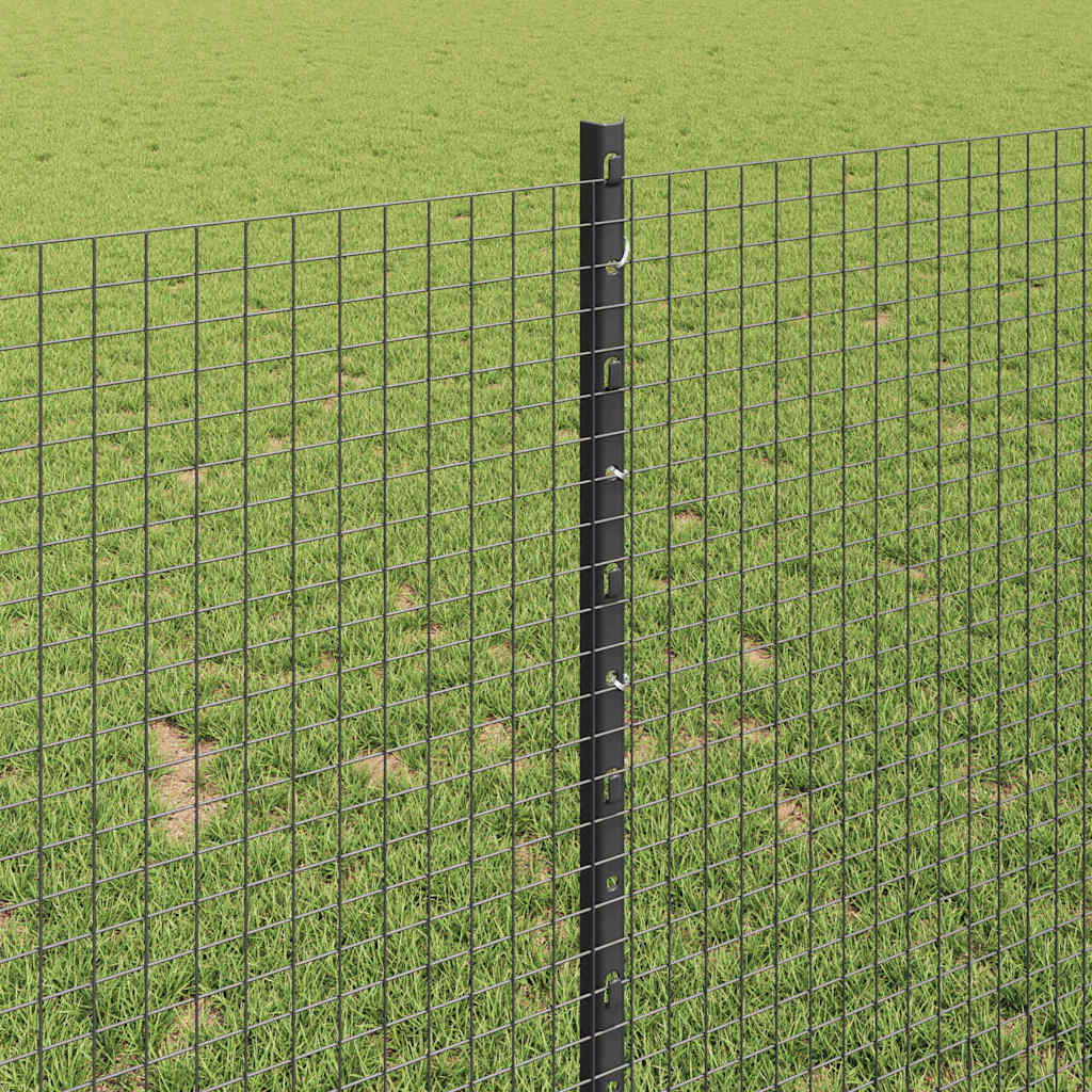 Fence with Post Grey