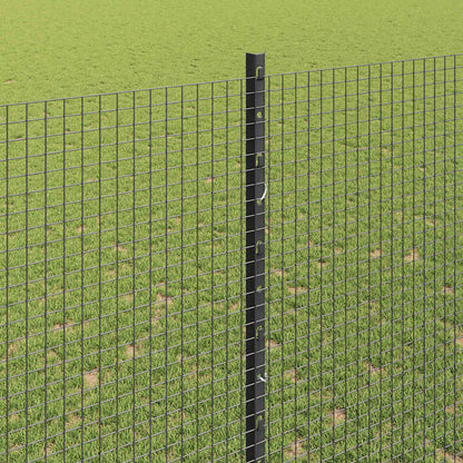 Fence with Post Grey
