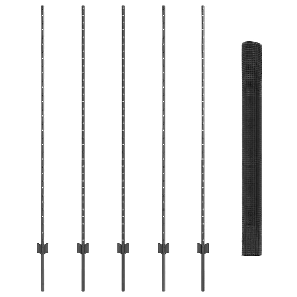 Welded Wire Fence with Post 10 x 1.5 m (W x H)