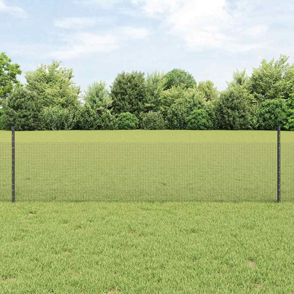 Welded Wire Fence with Post 25 x 0.5 m (W x H)