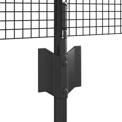Fence with Post Grey