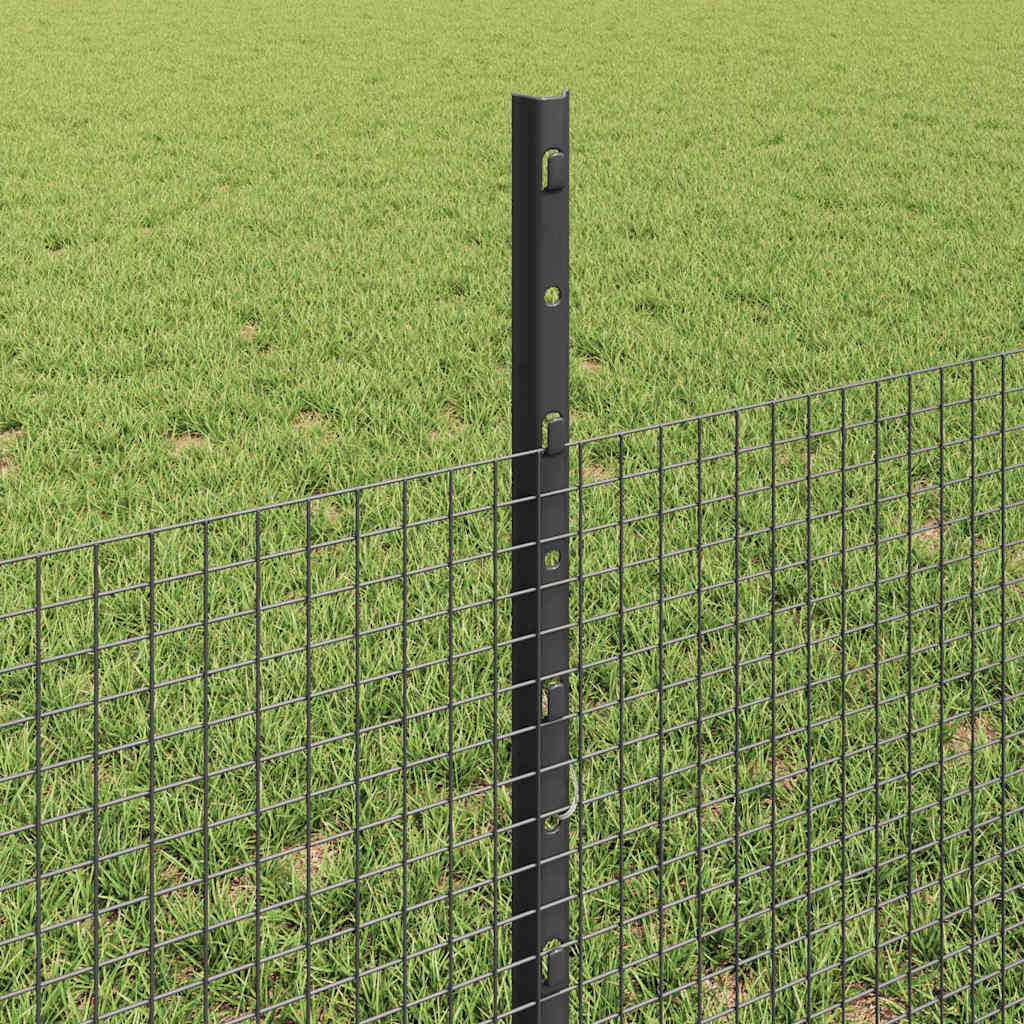 Fence with Post Grey