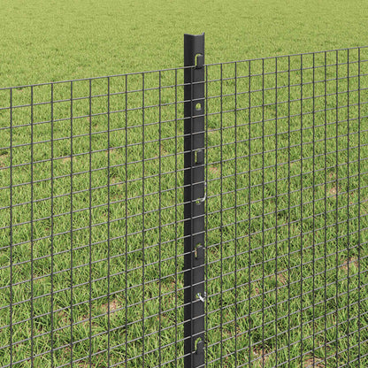 Fence with Post Grey