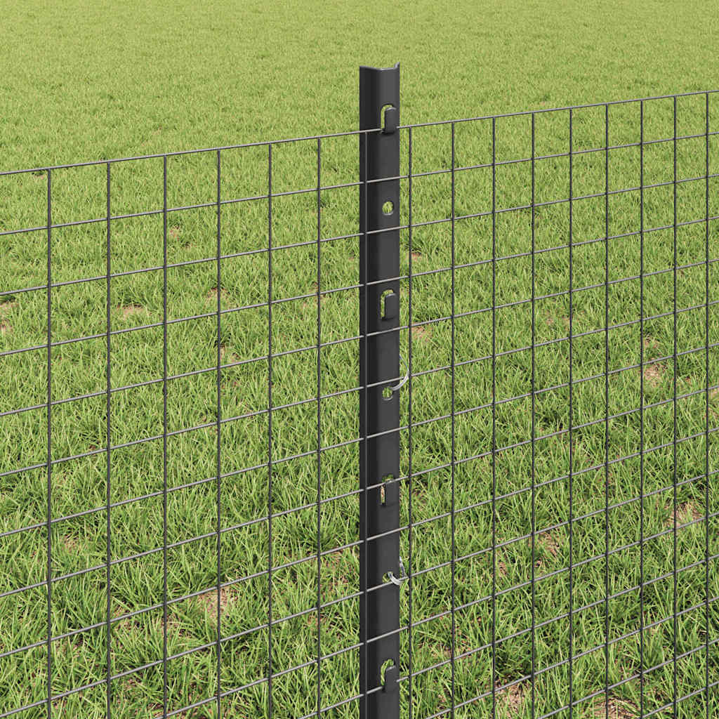 Fence with Post Grey