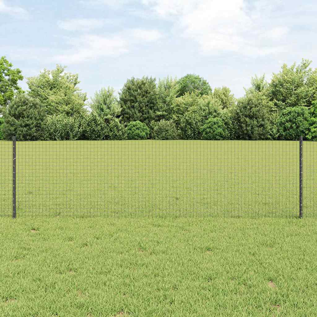 Fence with Post Grey