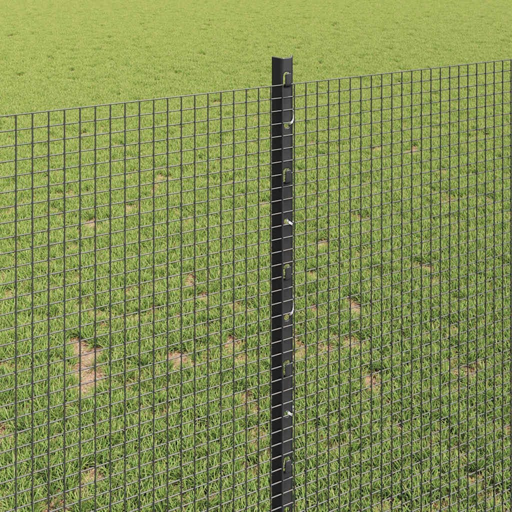 Fence with Post Grey