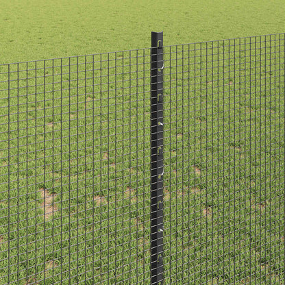 Fence with Post Grey