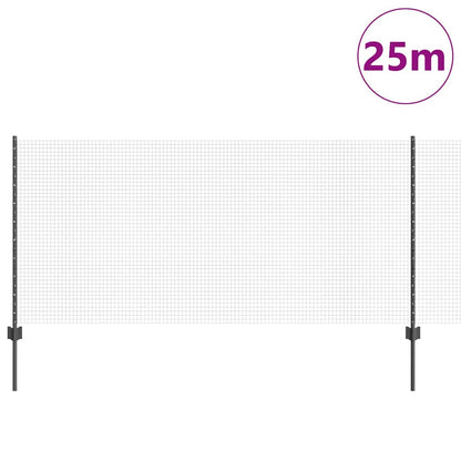 Welded Wire Fence with Post 25 x 1 m (W x H)